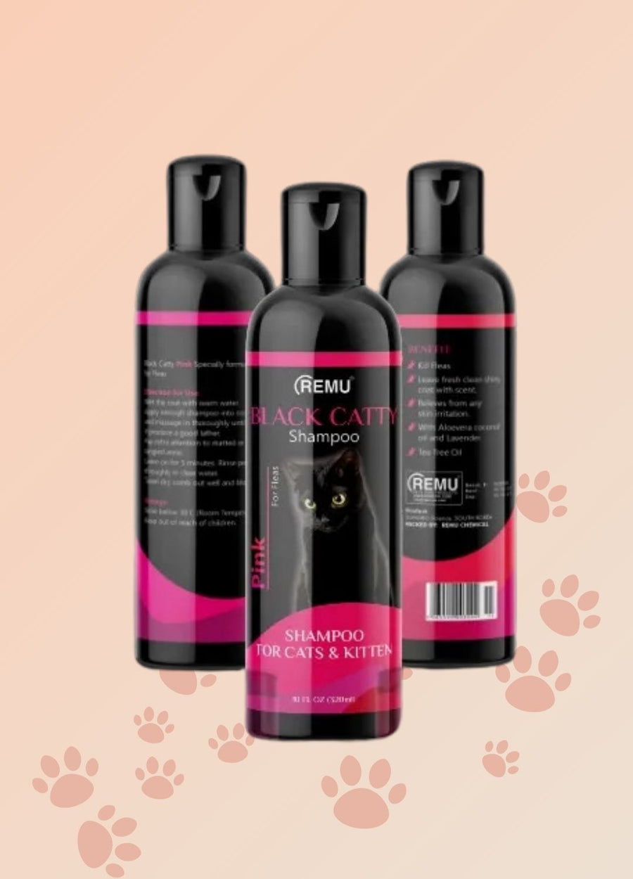 Remu - Black Catty Shampoo 320Ml - Pink