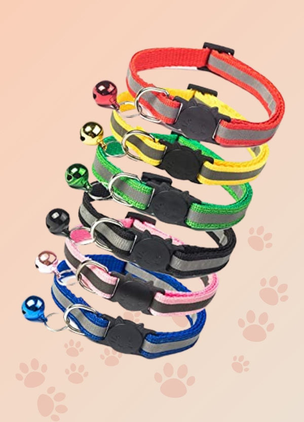 Reflector Cat Collar with Bell